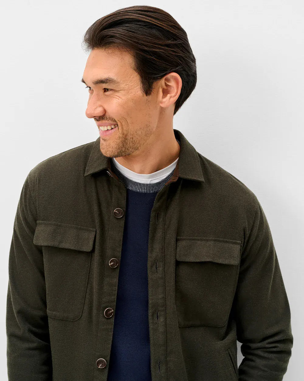 Johnnie-O Flannels & Overshirts Brushed Shammy Shacket
