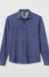 Johnnie-O Flannels & Overshirts Sequoia Twill Solid Lodge Shirt