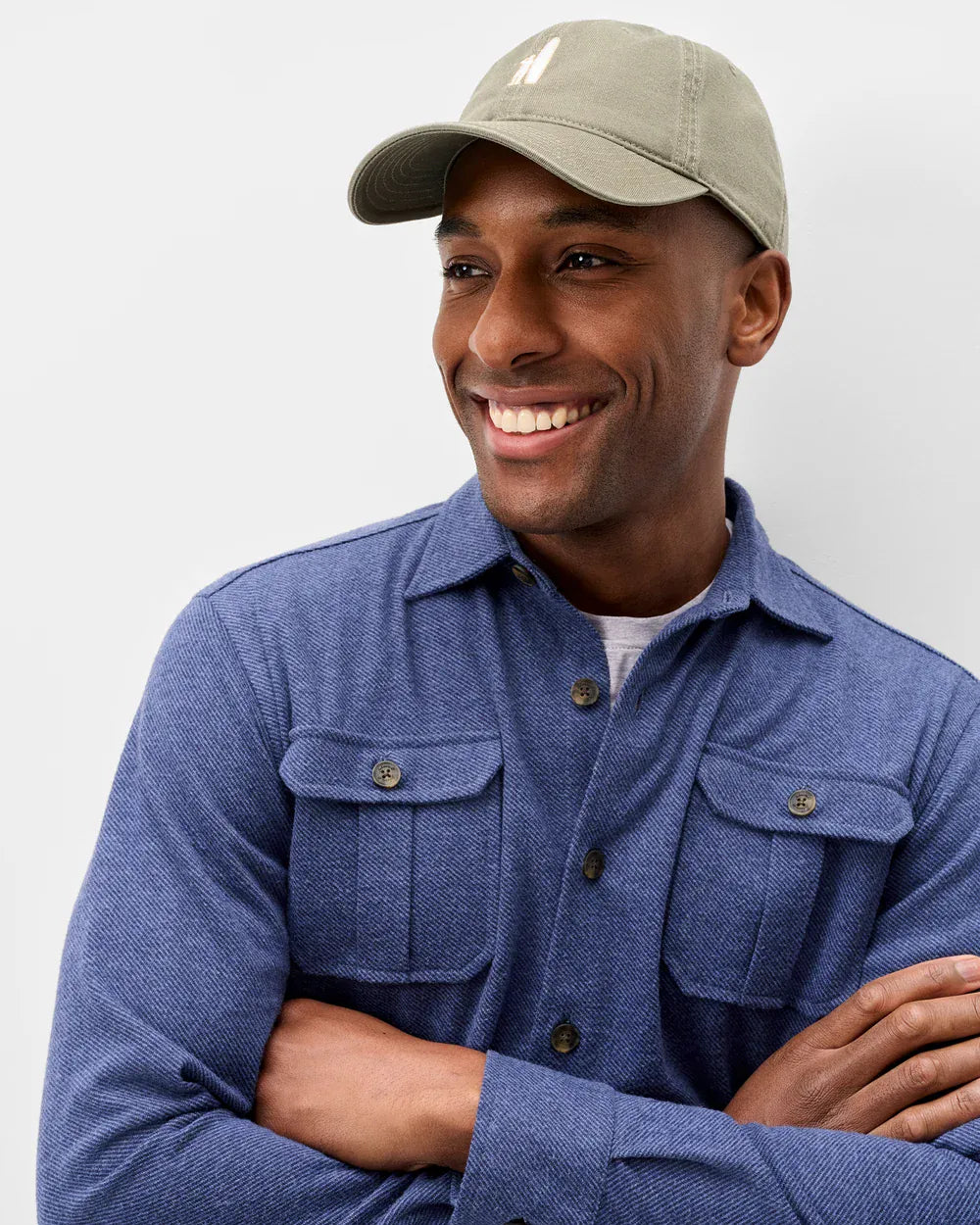 Johnnie-O Flannels & Overshirts Sequoia Twill Solid Lodge Shirt