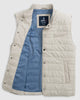 Johnnie O Outerwear Apo Quilted Button Up Vest - Tan