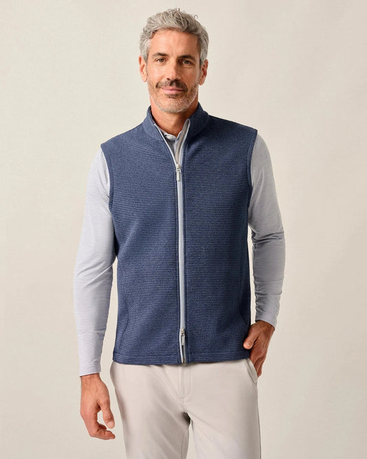 Johnnie-O Outerwear Reggie Ribbed Performance Vest