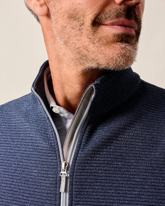 Johnnie-O Outerwear Reggie Ribbed Performance Vest