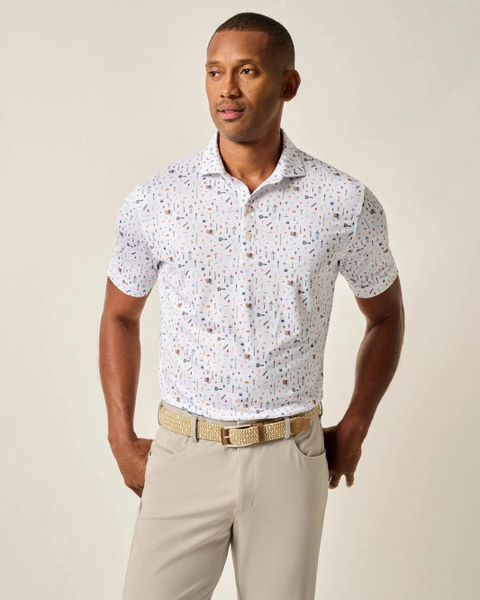 Johnnie O Polos Bar Cart Performance Jersey Polo