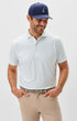 Johnnie-O Polos Barbacoa Performance Jersey Polo in Cilantro