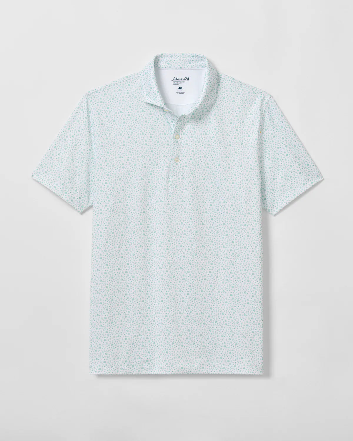 Johnnie-O Polos Barbacoa Performance Jersey Polo in Cilantro