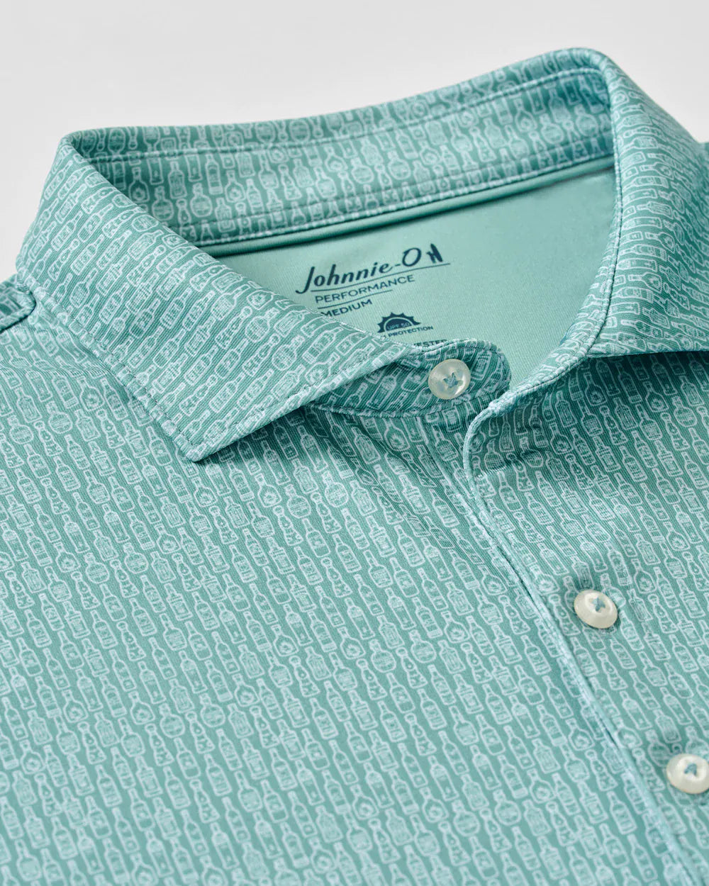 Johnnie-O Polos Bars Open Performance Jersey Polo