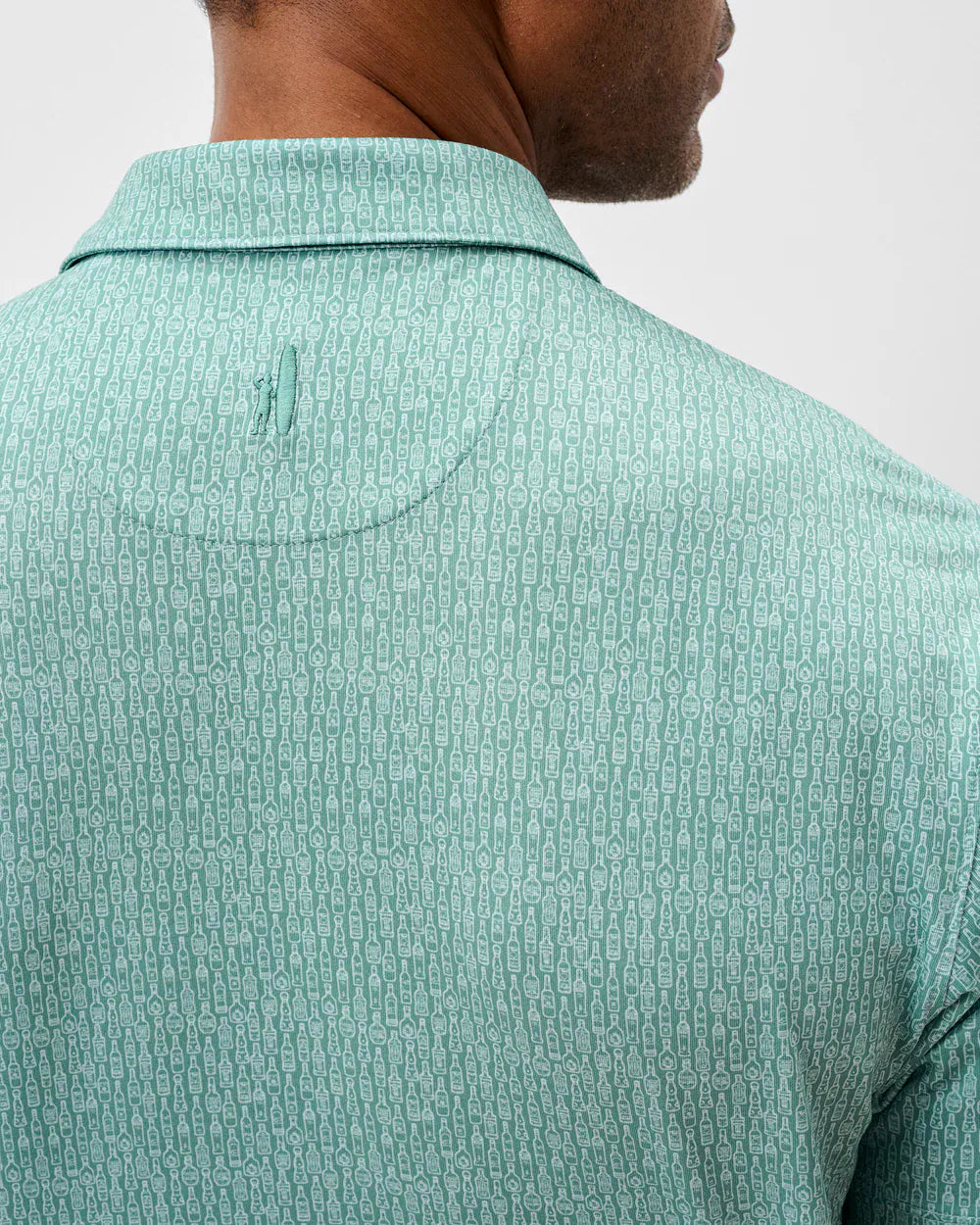 Johnnie-O Polos Bars Open Performance Jersey Polo