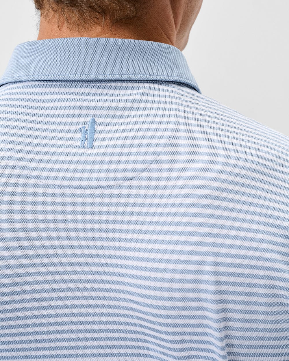 Johnnie-O Polos Cruz Solid Collar Performance Mesh Polo