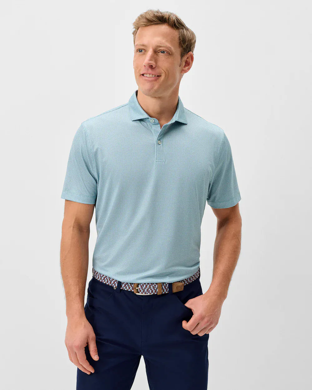 Johnnie-O Polos Dot Neat Performance Jersey Polo