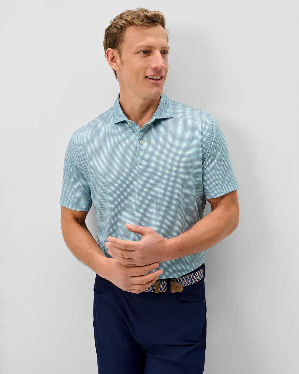 Johnnie-O Polos Dot Neat Performance Jersey Polo