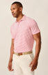 Johnnie-O Polos Dru Performance Mesh Polo in Azalea