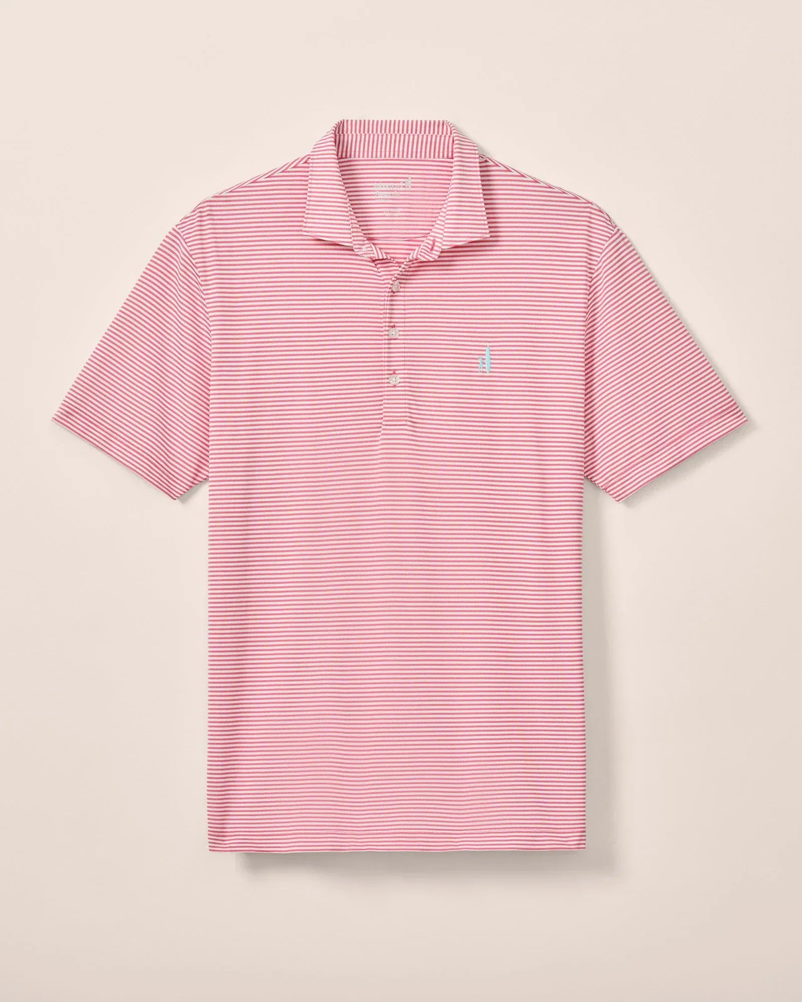 Johnnie-O Polos Dru Performance Mesh Polo in Azalea