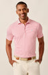 Johnnie-O Polos Dru Performance Mesh Polo in Azalea