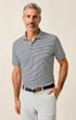 Johnnie-O Polos Dru Performance Mesh Polo in Navy
