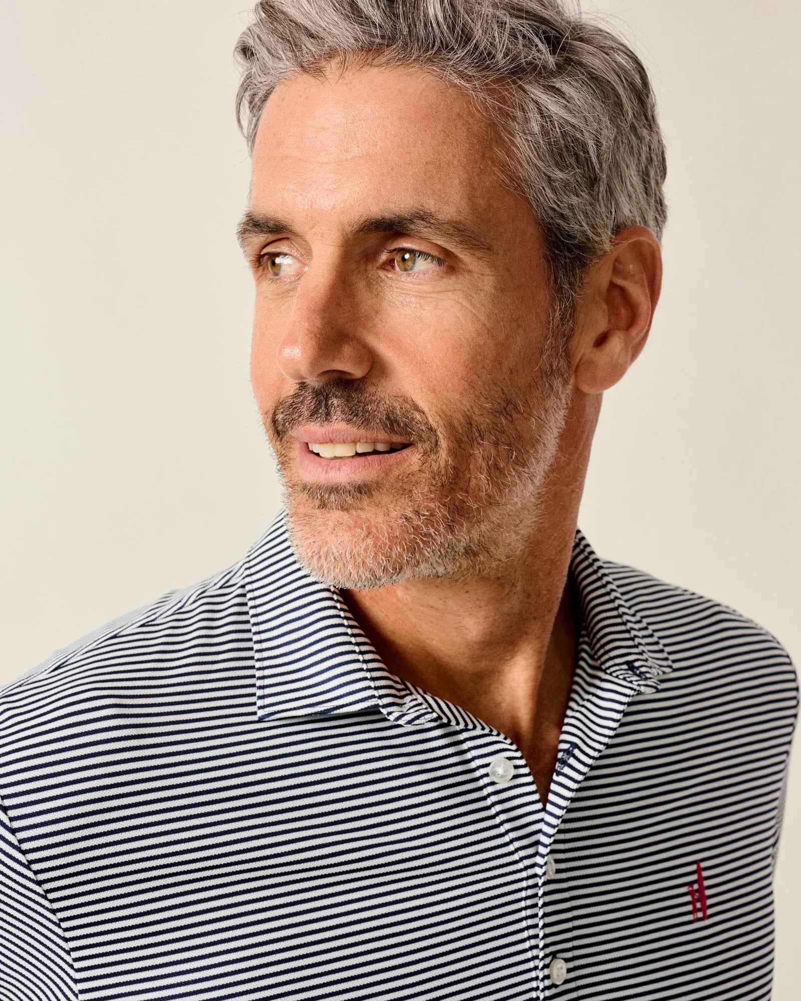 Johnnie-O Polos Dru Performance Mesh Polo in Navy