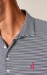 Johnnie-O Polos Dru Performance Mesh Polo in Navy