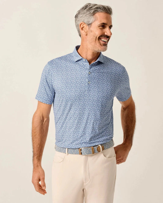 Johnnie-O Polos Featherweight Performance Polo - Four Leaf