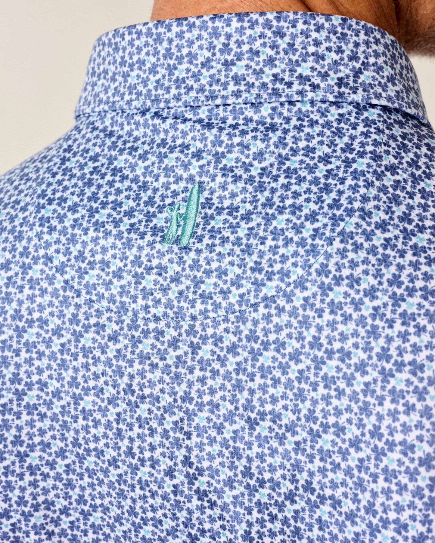 Johnnie-O Polos Featherweight Performance Polo - Four Leaf