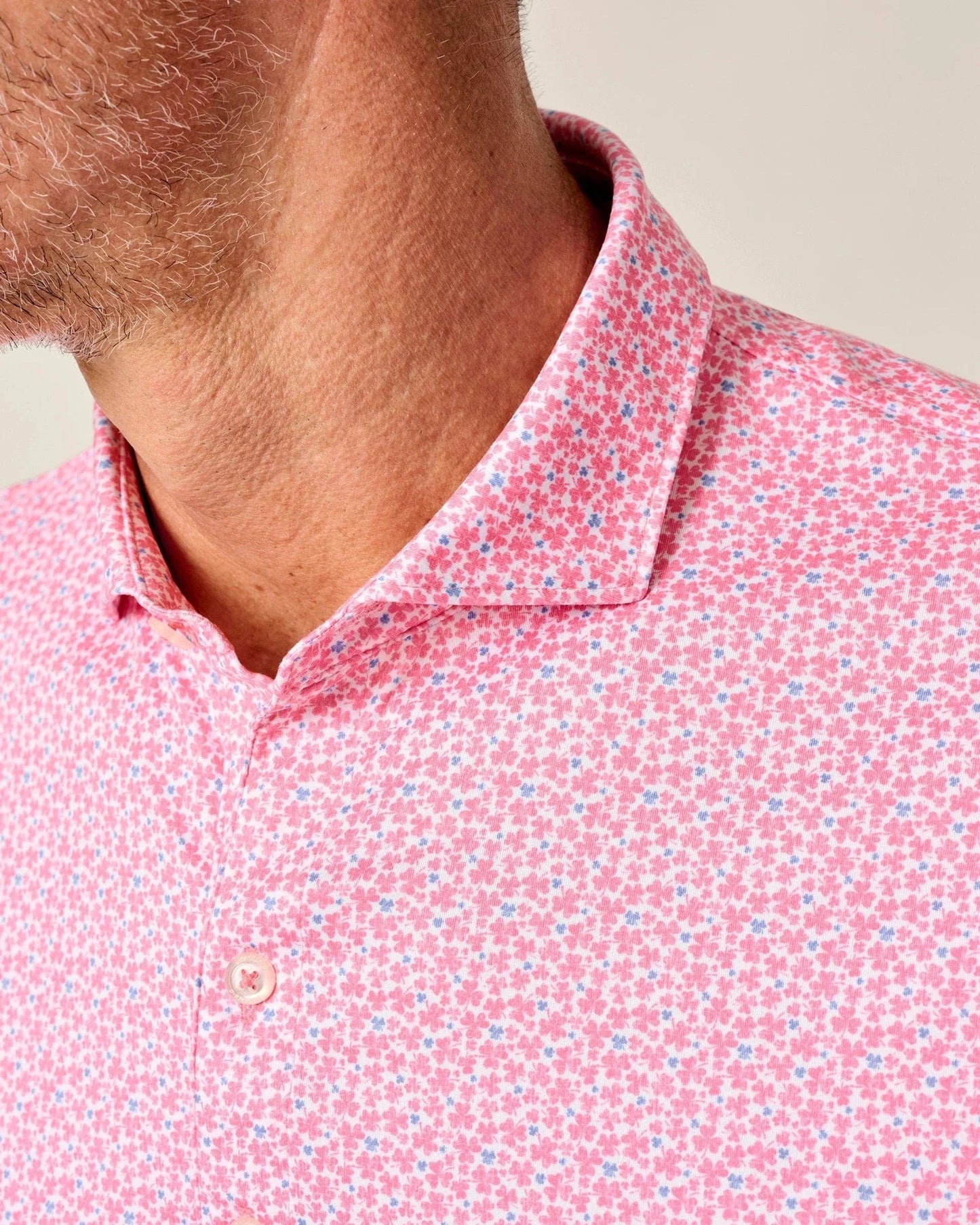 Johnnie-O Polos Featherweight Performance Polo - Four Leaf