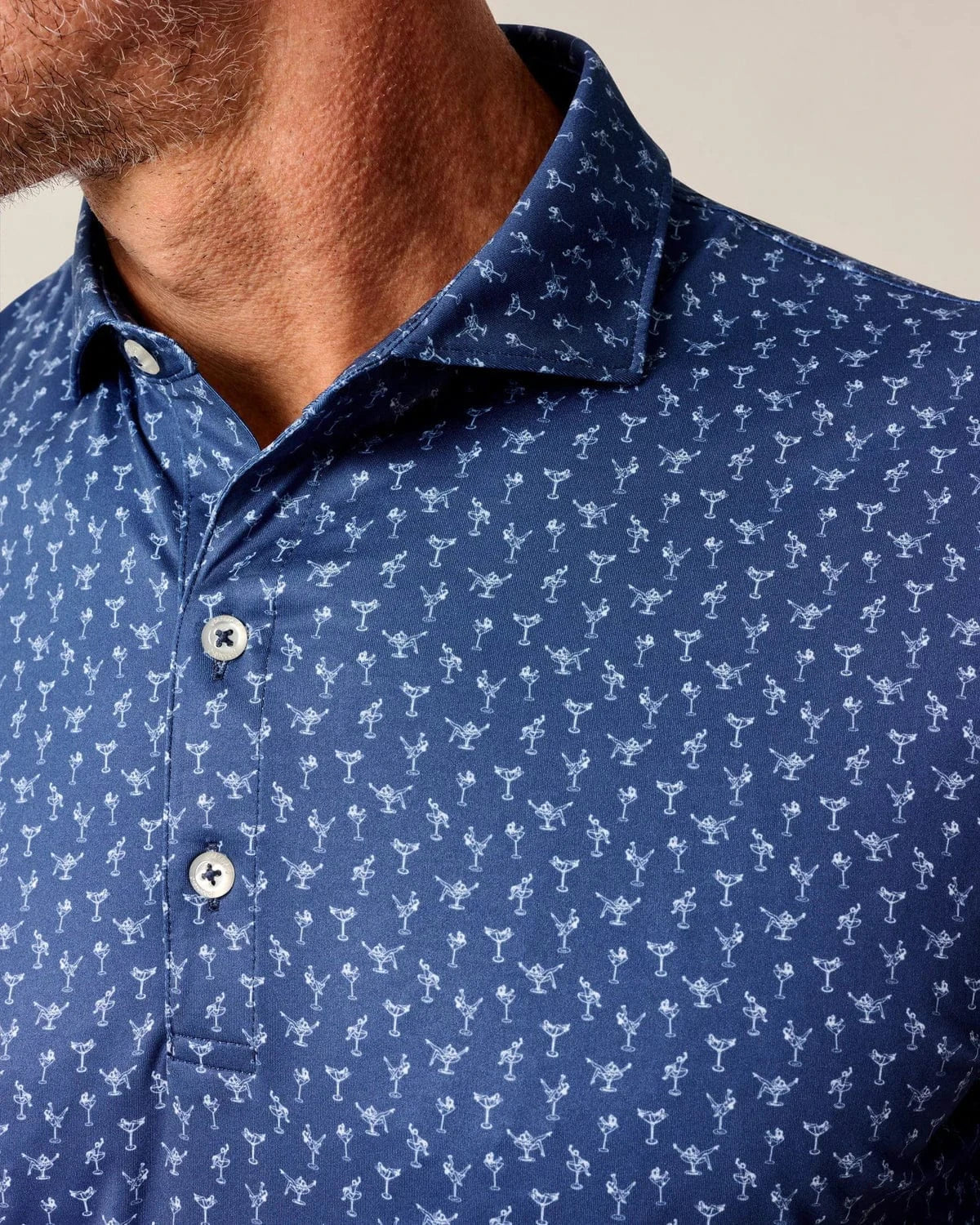 Johnnie-O Polos Featherweight Performance Polo - Pin Up