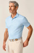 Johnnie-O Polos Featherweight Performance Polo - Tundra