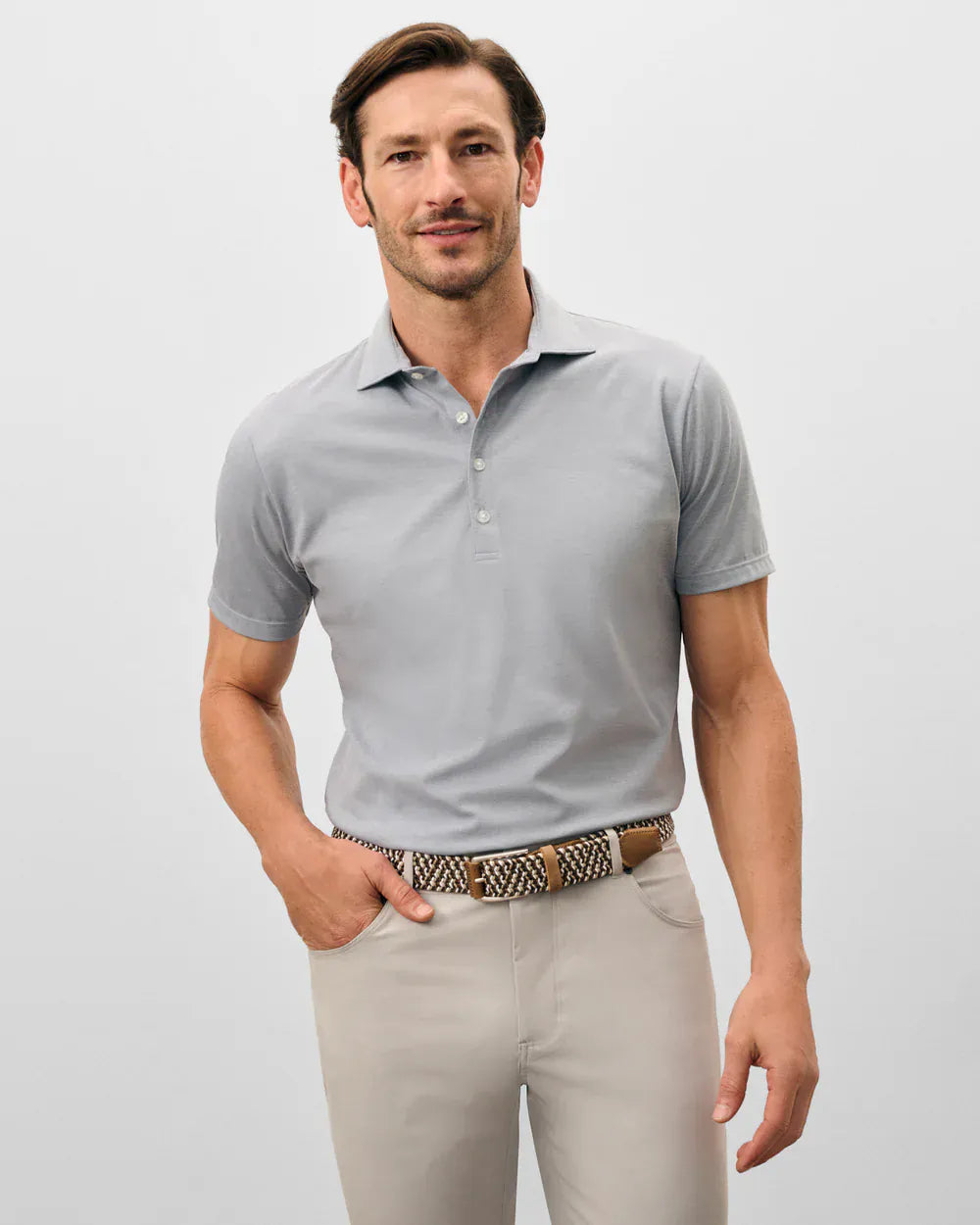 Johnnie-O Polos Fine Pique Knit 4-Button Polo