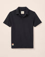 Johnnie O Polos Frankie French Terry Johnny Collar Polo - Navy