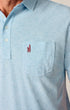 Johnnie-O Polos Heathered Original Polo 2.0 in Cloud Blue