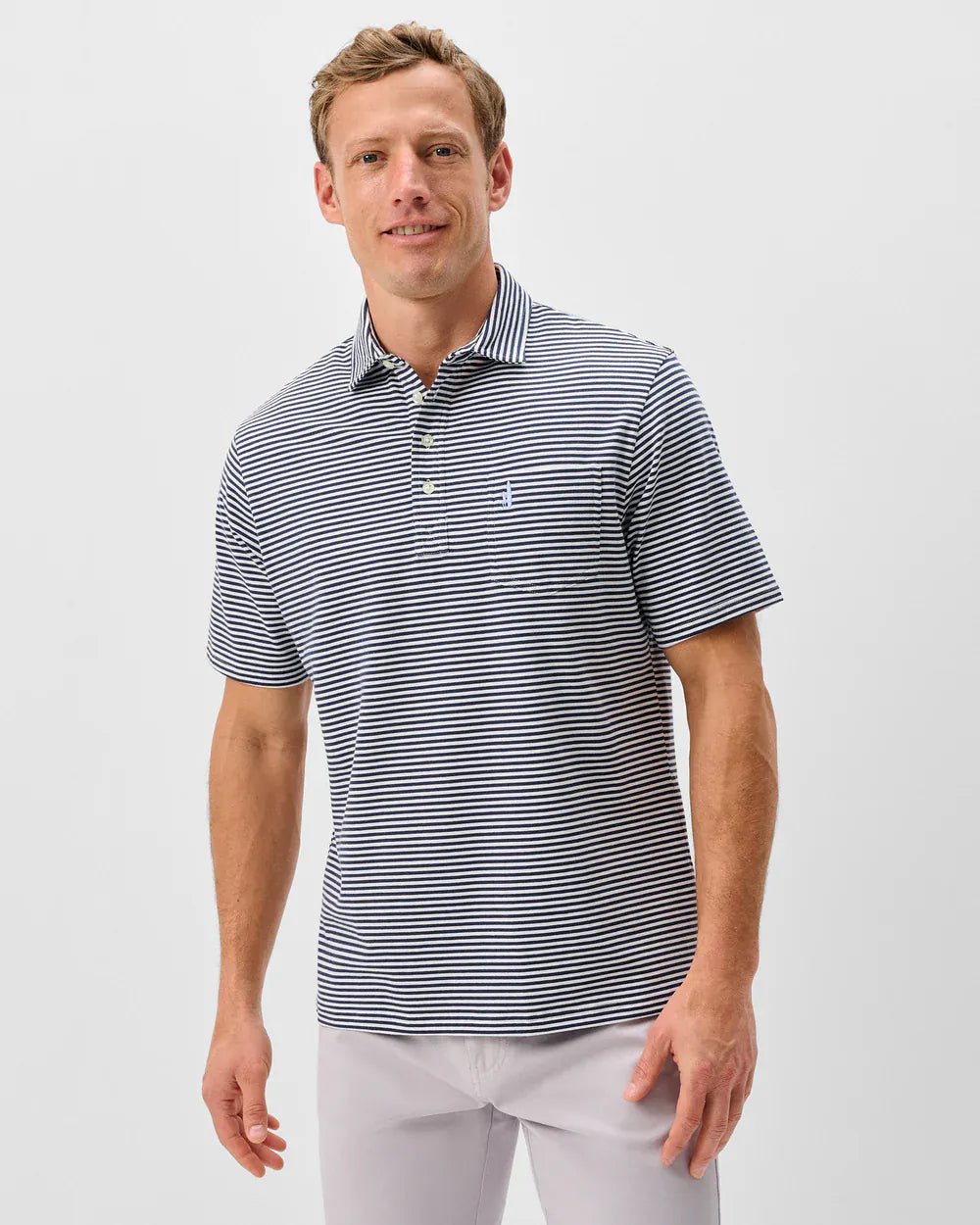 Johnnie-O Polos Jacks Stripe Original 4-Button Polo