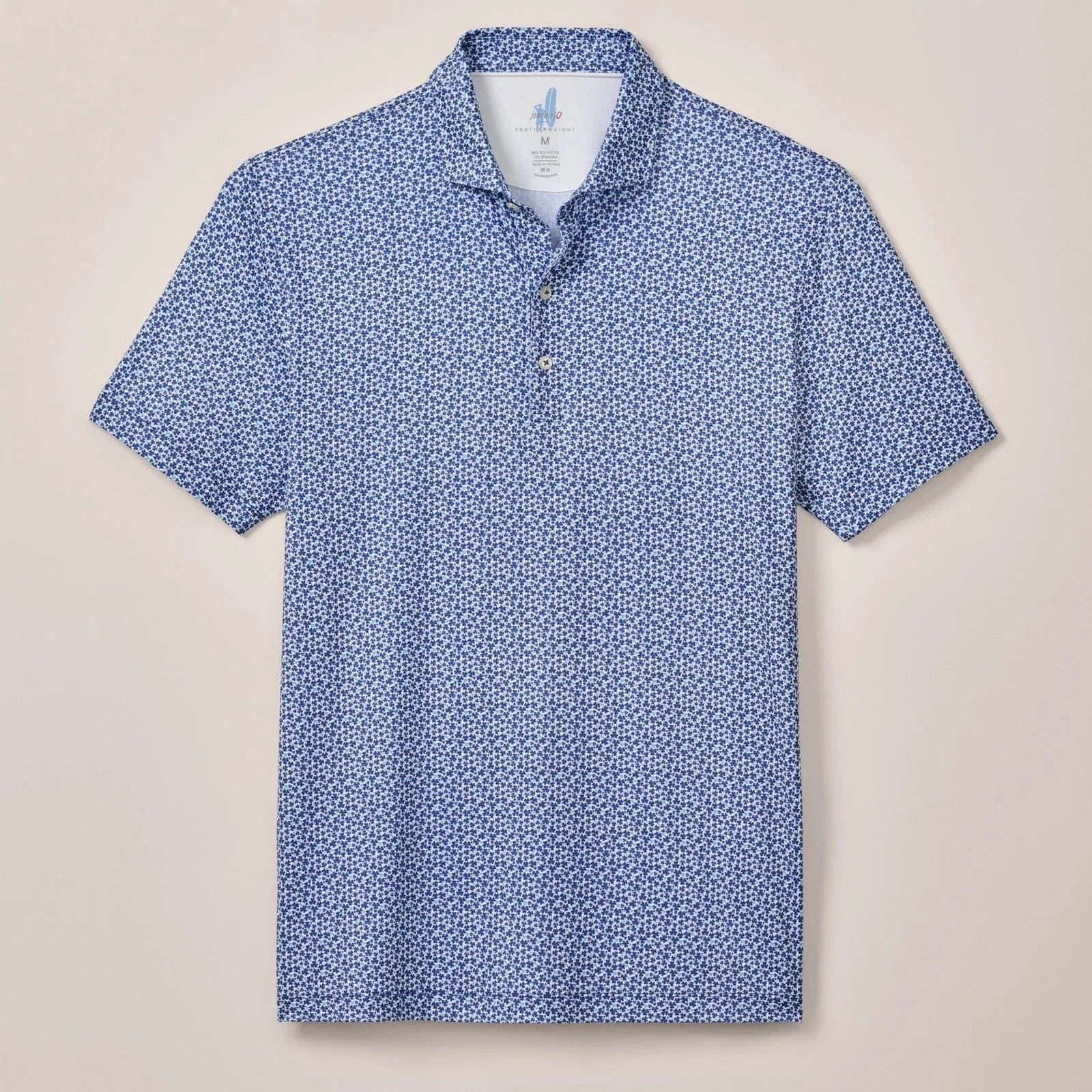 Johnnie-O Polos Lake / S Featherweight Performance Polo - Four Leaf