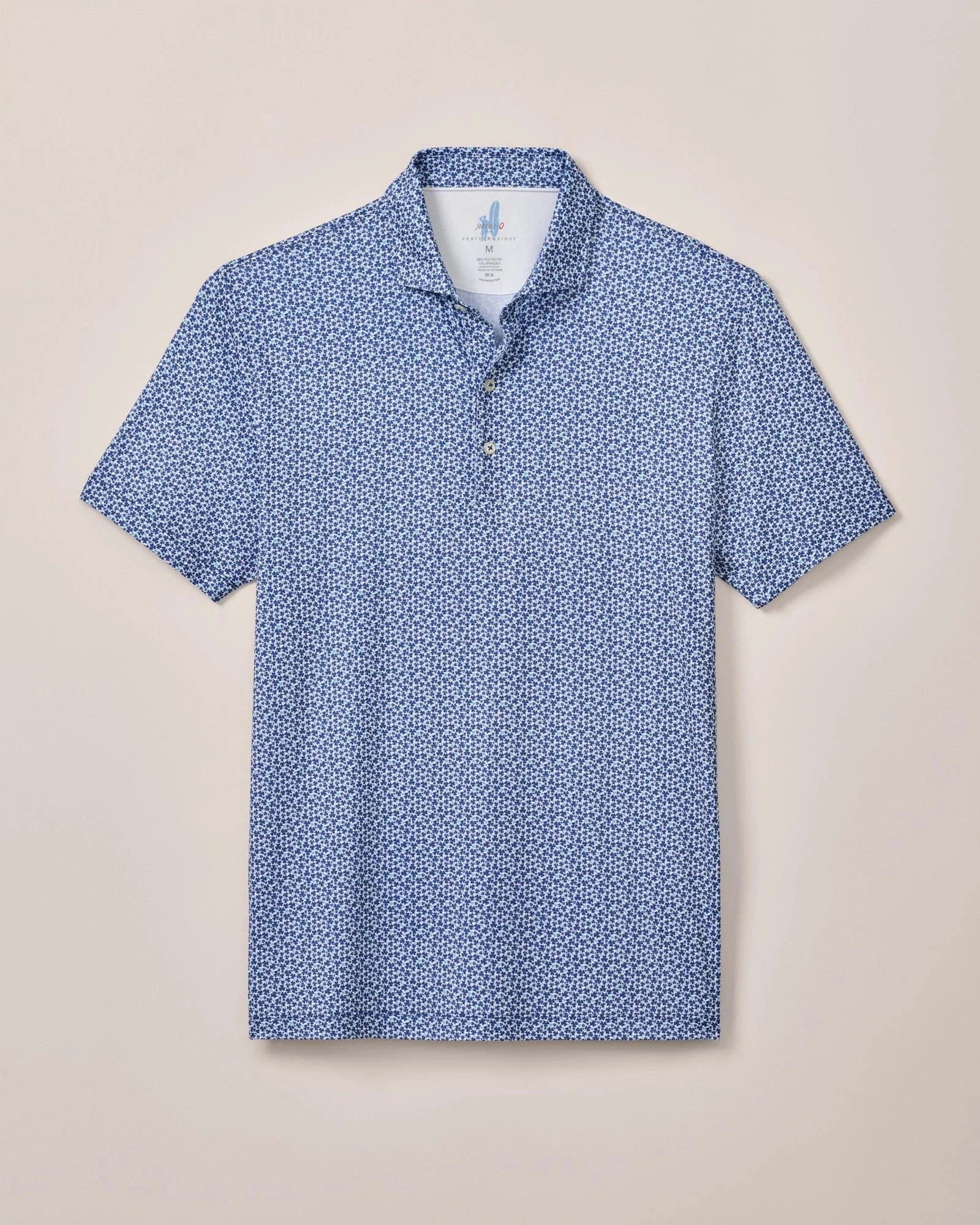 Johnnie-O Polos Lake / S Featherweight Performance Polo - Four Leaf