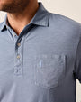 Johnnie-O Polos Long Sleeve Original 4-Button Polo - Coastal Wash