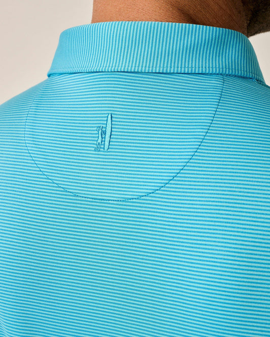 Johnnie O Polos Lyndonn Stripe Jersey Polo - Majorca and Tarpon
