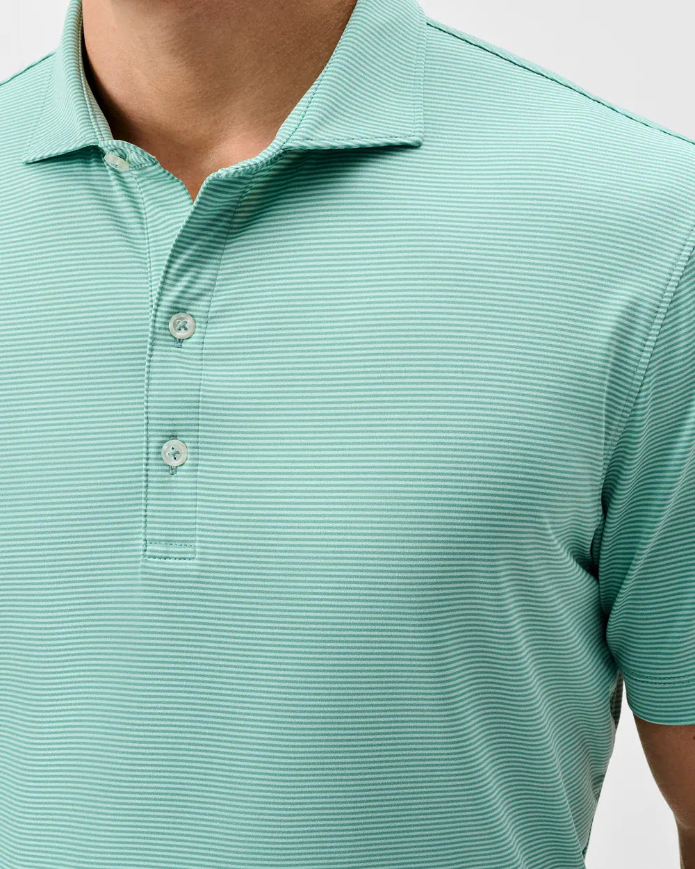 Johnnie-O Polos Lyndonn Stripe Performance Jersey Polo