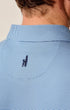Johnnie-O Polos Lyndonn Stripe Performance Jersey Polo in Kona Lake