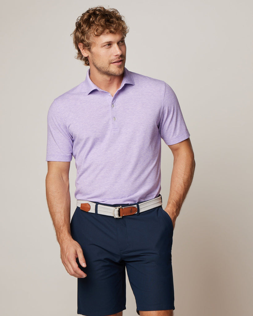 Johnnie O Polos Maddox Solid Top Shelf Performance Polo - Tulip