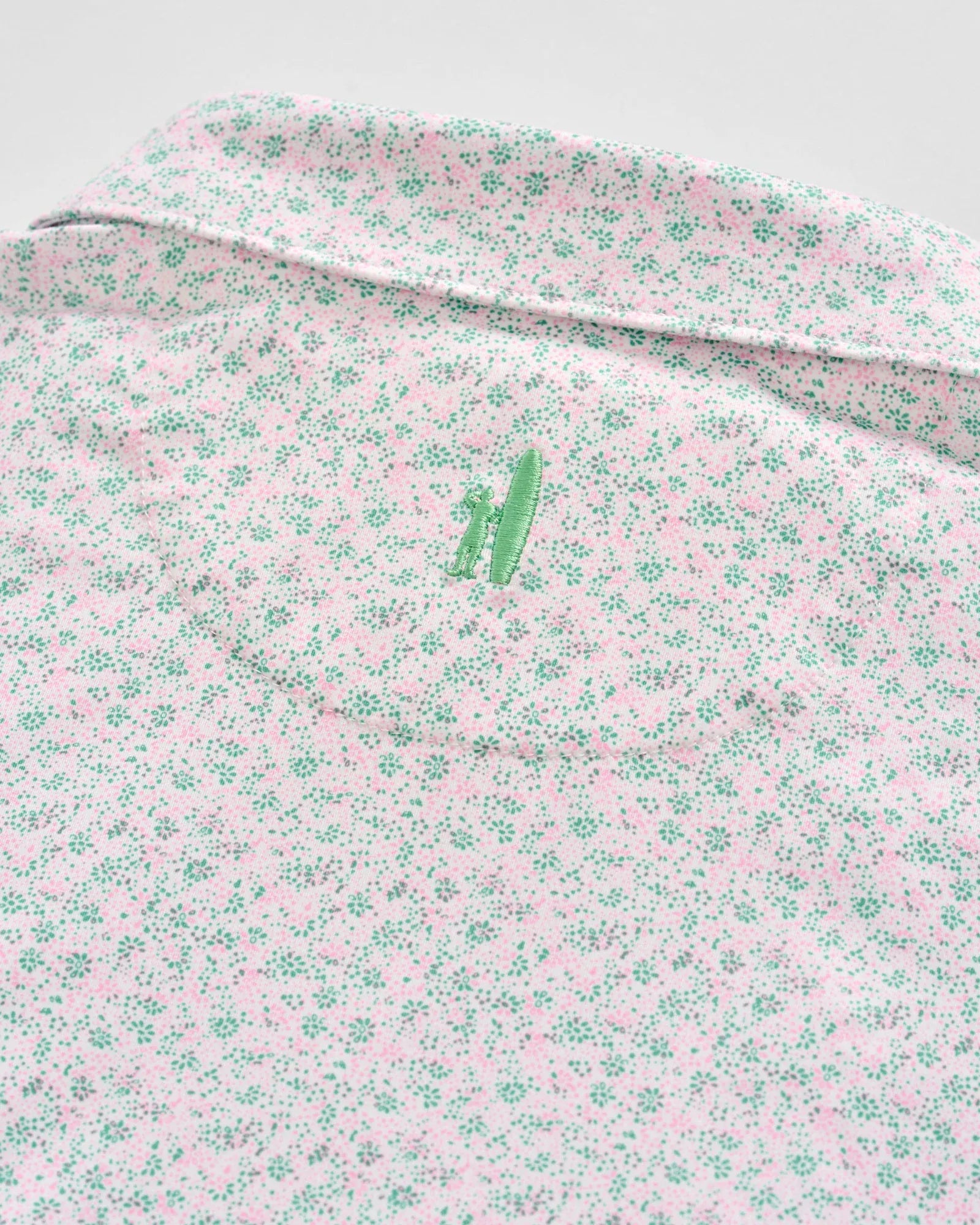 Johnnie-O Polos Marietta Performance Featherweight Polo in Cilantro