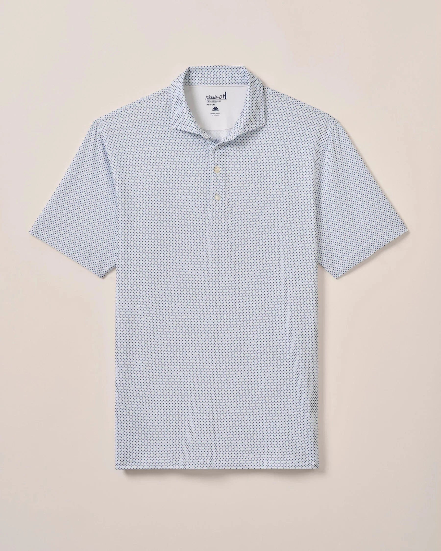 Johnnie O Polos Maxim Performance Jersey Polo - Lake