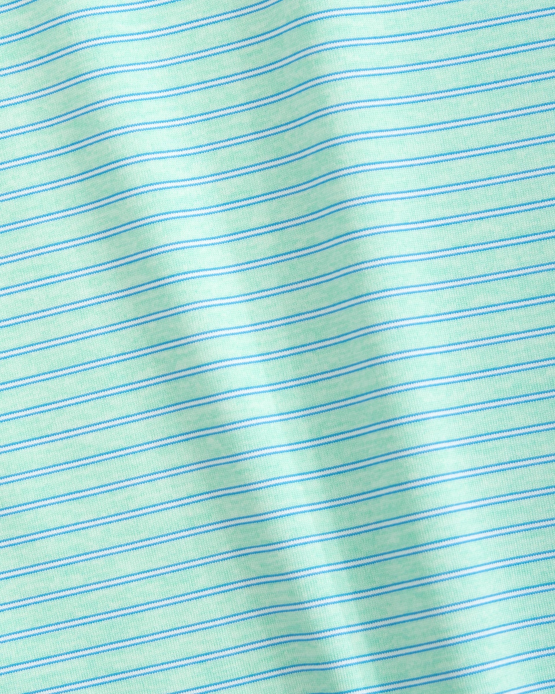 Johnnie O Polos Michael Striped Jersey Performance Polo- Jungle