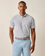 Johnnie-O Polos NAVY / S Performance Mesh Polo - Stetson Stripe