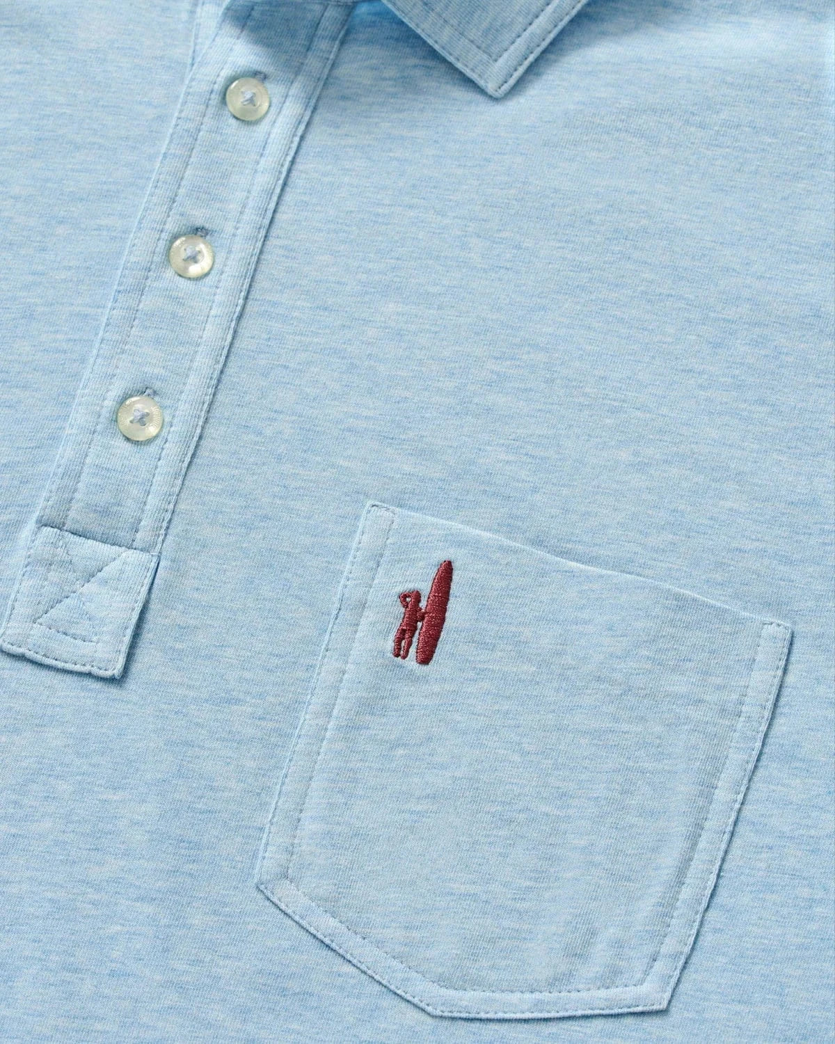 Johnnie-O Polos Original 4-Button Polo in Cloud Blue