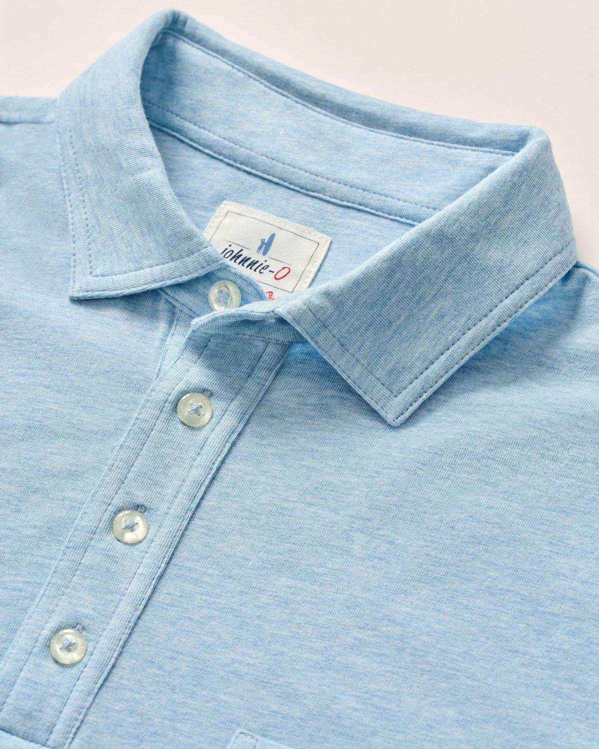 Johnnie-O Polos Original 4-Button Polo in Cloud Blue
