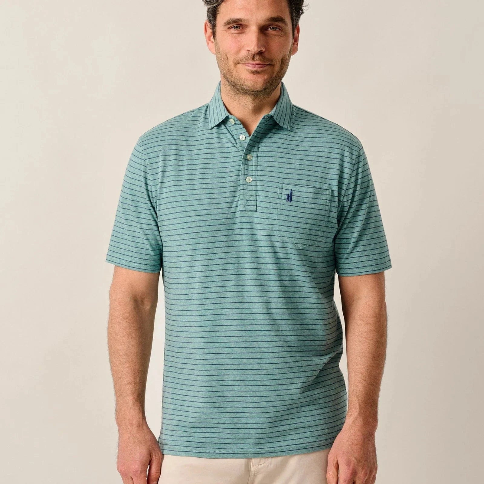 Johnnie-O Polos Original 4-Button Polo - Ryan Stripe