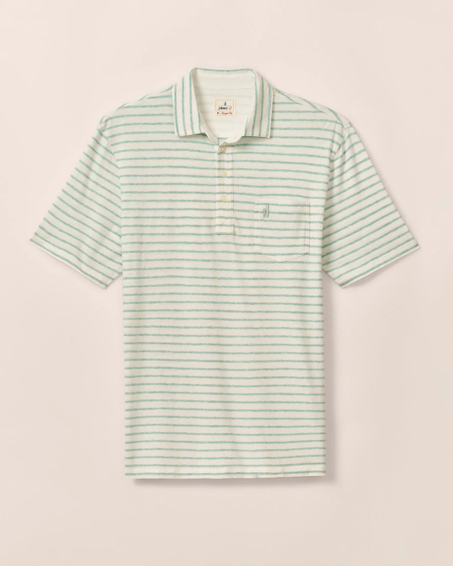 Johnnie O Polos Original Polo Matthis Stripe - White