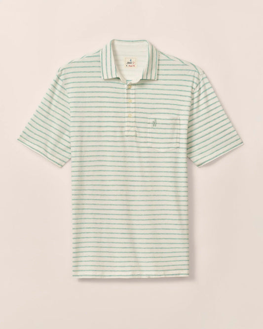 Johnnie O Polos Original Polo Matthis Stripe - White