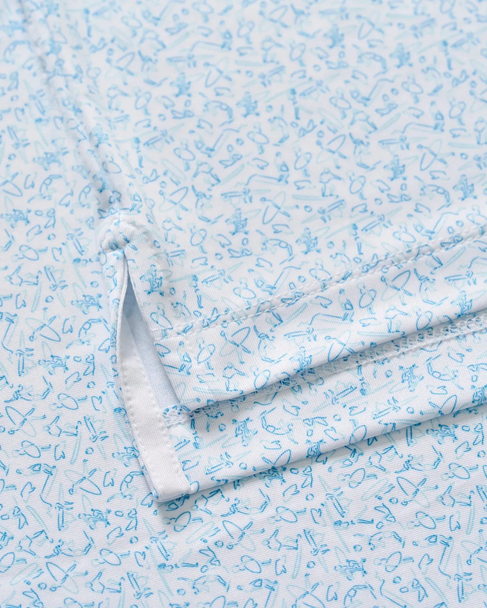 Johnnie-O Polos Performance Jersey Polo in Beach Break