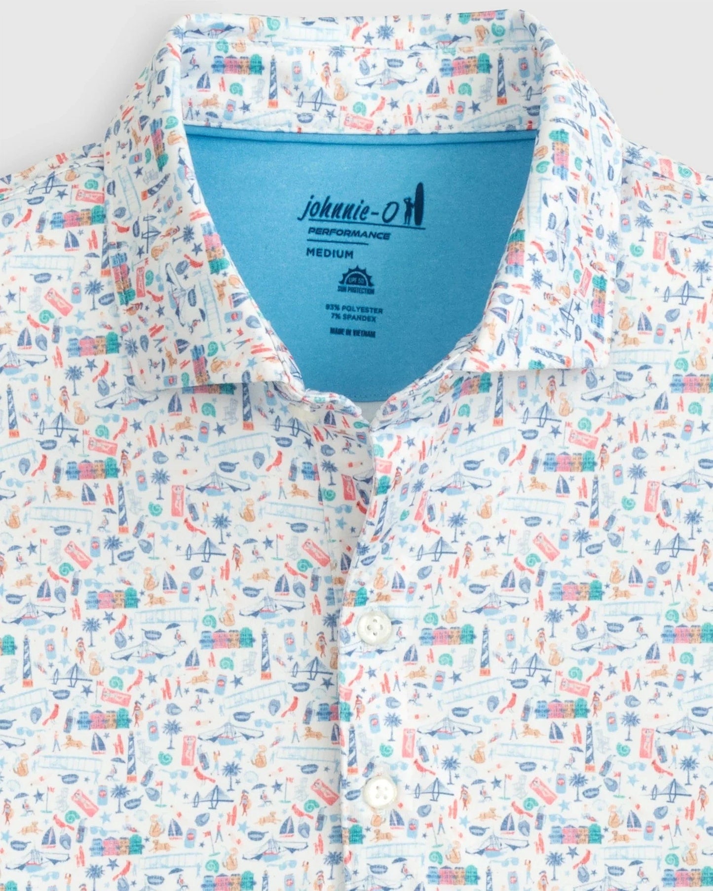 Johnnie-O Polos Performance Jersey Polo - Sweet Carolinas