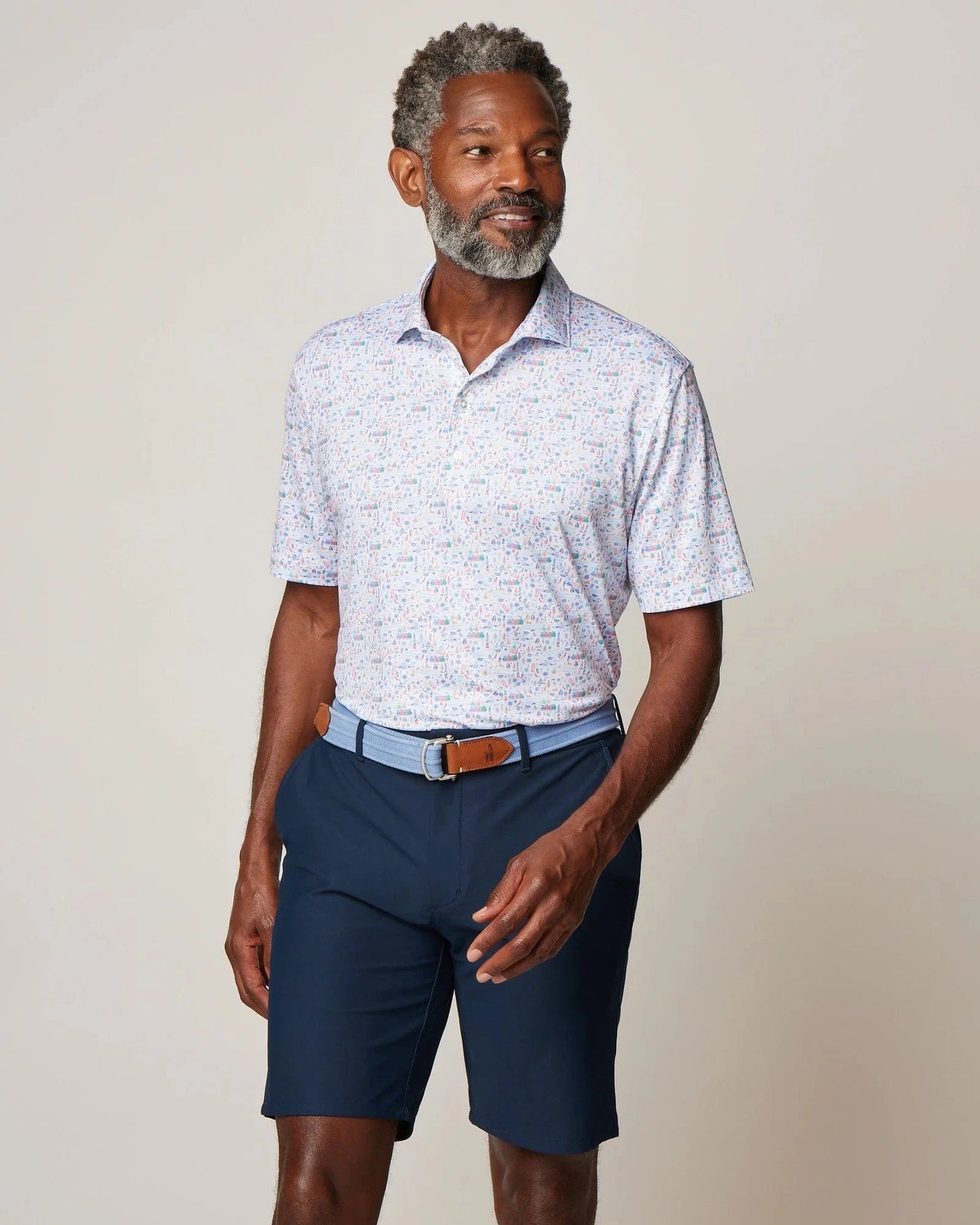 Johnnie-O Polos Performance Jersey Polo - Sweet Carolinas