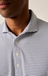 Johnnie-O Polos Performance Mesh Polo - Stetson Stripe