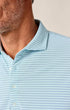 Johnnie-O Polos Performance Mesh Polo - Stetson Stripe